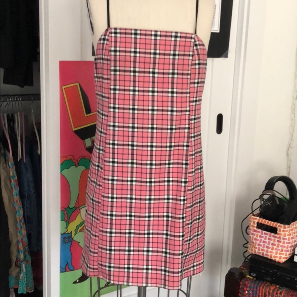 Pink Gingham Dress